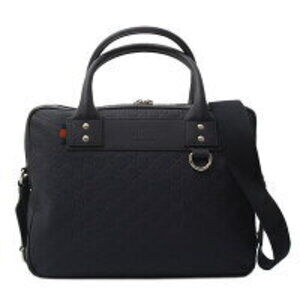 Gucci Guccissima Briefcase Navy Blue Business Bag